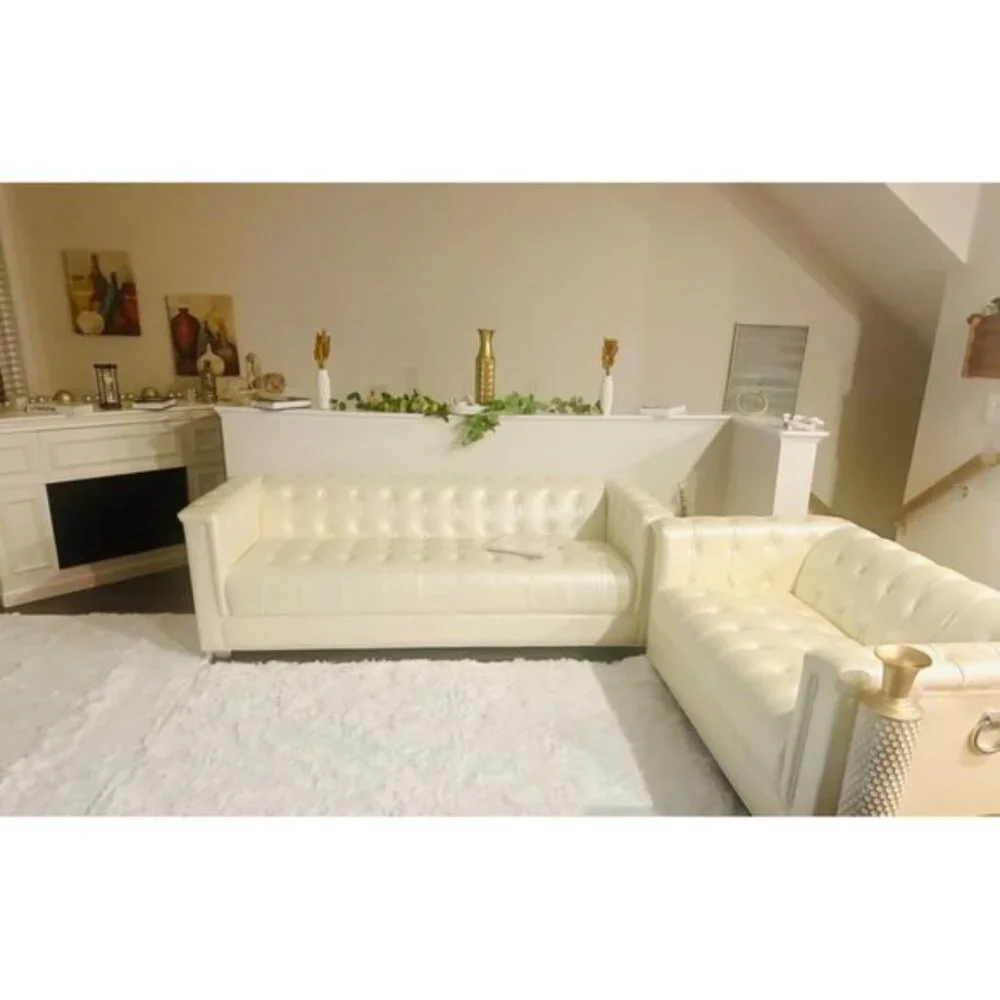 New 5x7 White Shag Area Rug, Ultra Soft Fluffy Non-Skid Plush Carpet for Home